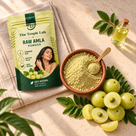 Pure Amla Powder for Hair Growth, Strength & Shine