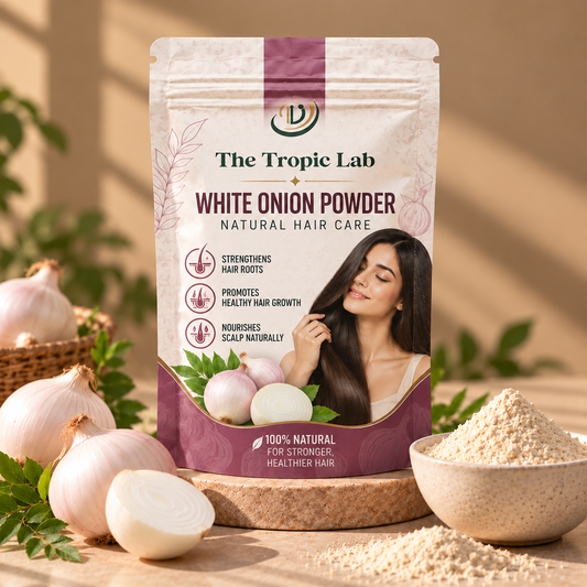 Pure Onion Powder for Hair Growth, Strength & Scalp Care