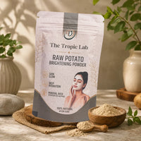 Raw Potato Brightening Powder for Face Tan